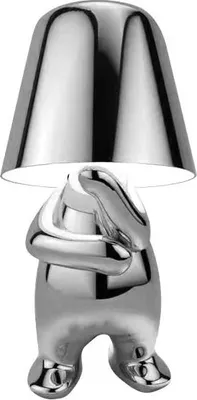 Produktbild von Luxus - Bins Brother Tischlampe - Silber - Mr What