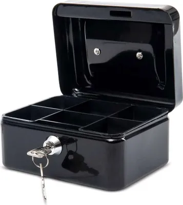 Produktbild von MAUL Geldkassette Muldeneinsatz 12.5 x 15.2 x 8 cm schwarz