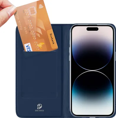 Produktbild von Dux Ducis Schutzhülle Case Cover Etui für iPhone 15 Pro Dunkelblau