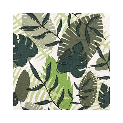 Immagine prodotto di HOME F. 211839 Motivserviette Blätter 33x33cm