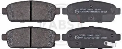 Produktbild von A.B.S. 37790 - OE 13300867 Bremsbelagsatz für Aveo T300, Cruze J300, Cruze J305, Cruze J308, Orlando J309, Trax, Ampera R12, Astra J, Cascada W13, Mokka X J13, Zafira Tourer C