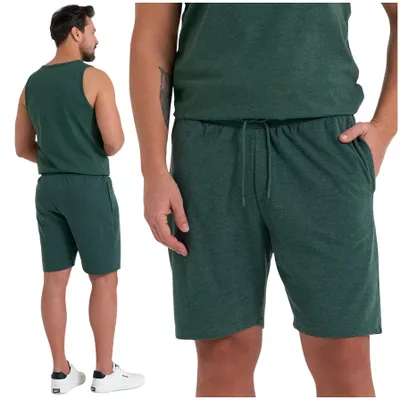 Immagine prodotto di Moraj | Pantaloncini - Taglia M - Pantaloncini da uomo verde scuro - Pantaloncini sportivi - Cotone - Pantaloncini estivi
