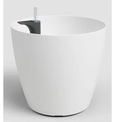 Image de Artevasi Jardinière SAN REMO, auto-arrosante, 42 cm, plastique, blanc