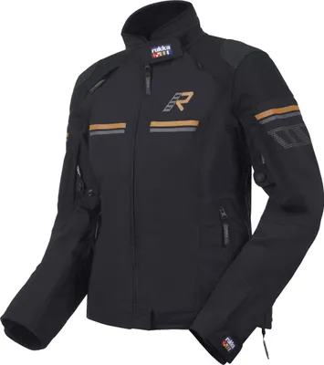 Produktbild von Rukka Armatou-R wasserdichte Damen Motorrad Textiljacke, schwarz/braun, 38