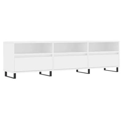 Zdjęcie produktu dla vidaXL Szafka pod TV biała 150x30x44,5 cm materiał drewnopochodny