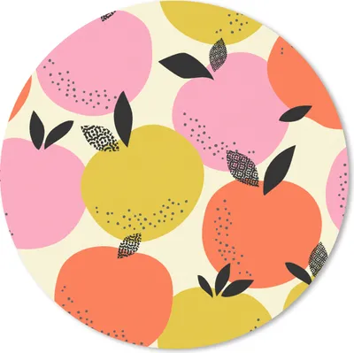 Produktbild von MuchoWow® Mauspad Mousepad Orange - Sommer - Muster 20x20 cm - Mousepads - Maus Mat - Pad - Mausunterlage - Schreibtischmatte