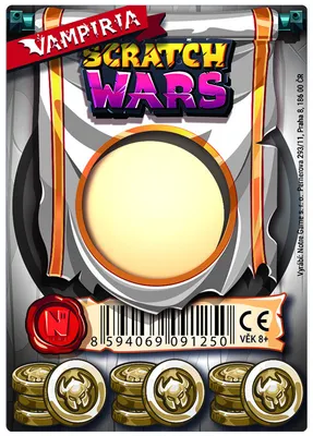 Obrázok produktu pre Scratch Wars - karta zbrane Vampiria