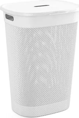 Produktbild von 8 Wäschekorb 55 l. 44 x 35 x H61 cm Weiß - Filo - Curver