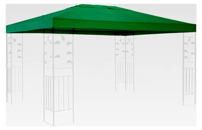 Produktbild von Ersatzdach für Pavillon 3x4m Grün