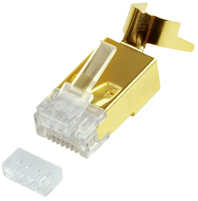 Produktbild von LogiLink MP0048 - Modularer Steckverbinder Cat.8.1 RJ45 10 Stück