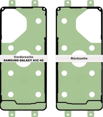 Produktbild von Samsung Galaxy A32 4G A325 Akkudeckel Klebefolie Kleber Backcover Rahmen Batterie Glue