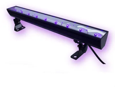 Produktbild von UV50LED BAR - 9x3W Schwarzlicht Bar - Metallgehäuse schwenkbar - SATISFIRE
