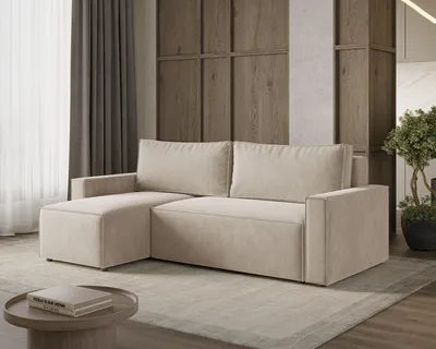 Produktbild von Ecksofa LIVIO S mit Schlaffunktion und Bettkasten, pet friendly - VIBE 08
