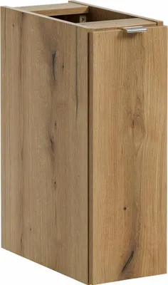 Produktbild von Badezimmerschrank Für Waschtisch 20 Cm Eiche  1 Tür Mit Soft-Close-Funktion