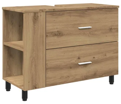 Obrázek produktu pro vidaXL Umyvadlová skříňka Artisan – dub 80 x 35 x 60 cm, dřevotřísková deska