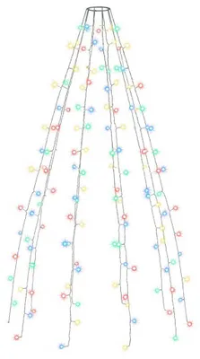 Productafbeelding van vidaXL Kerstboomlichtnet met 150 LED's, multicolor, 150 cm