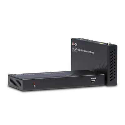 Obrázek produktu pro Lindy 38217, 3840 x 2160 px, AV vysílač a přijímač, 150 m, Kabel, Černá, HDCP