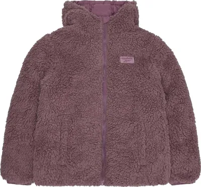 Image de Reebok - Veste matelassée pour femmes, réversible, Teddy HB294 (M) (gris-rose)