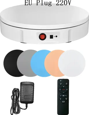 Produktbild von Elektrischer Drehdisplayständer, Tragfähigkeit von 100kg, 360 Grad Rotation, EU STECKER 220V