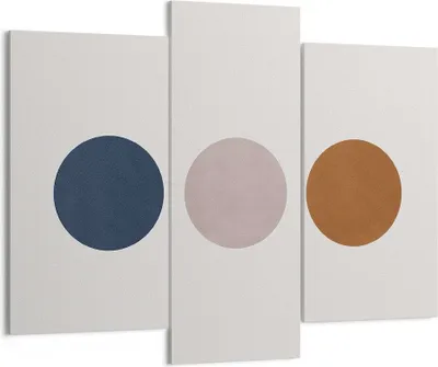 Produktbild von Bild auf Leinwand - Leinwandbild - 3 Teile - Minimalistisch Räder Modern - 130x100cm - Wand Bild - Wanddeko - Wandbilder - Leinwanddruck - Bilder - Wanddekoration - Leinwand bilder - CB130x100-4524