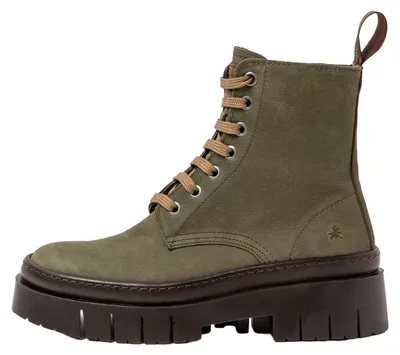 Image de Art Bottines pour Femme 1953 NOBUCK KAKI/AMBERES Couleur Vert