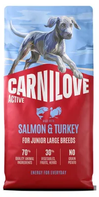 Obrázok produktu pre Suché krmivo pre šteňatá Carnilove Active Salmon & Turkey, 12 kg