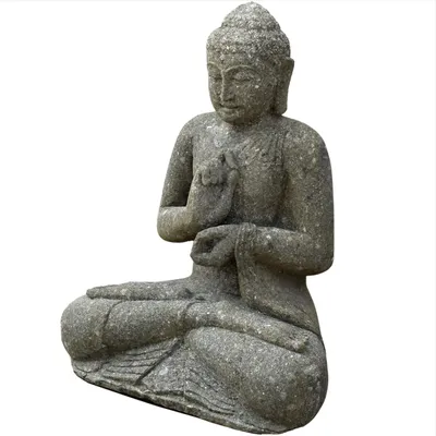 Produktbild von Stonox Buddha Figur Nadiad Naturstein frostbeständig 60x48x80 cm
