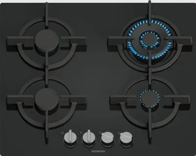 Immagine prodotto di Piano cottura a gas da 60 cm con 4 fuochi, 8000 w Siemens EP6A6HI10