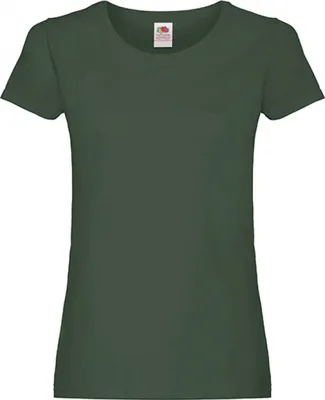 Produktbild von Fruit of the Loom 61-420-0 | Damen Original T Lady-Fit / Belcoro® Garn - Farbe: Bottle Green - Größe: L