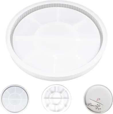 Produktbild von Runde Silikon-Gießform - vielseitig und hitzebeständig - 1 Stück - 22,5 cm