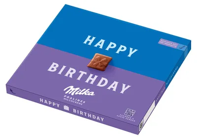Produktbild von Milka 'Happy Birthday' Pralinés Milchcrème 110g