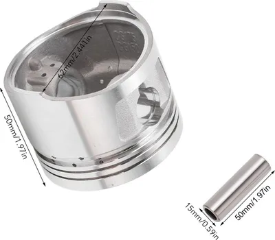 Obrázok produktu pre 62 mm sada piestnych krúžkov z kovovej zliatiny Náhradné diely pre motocykle CG150 150cc 175cc