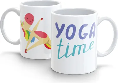 Produktbild von Kubek 300ml Joga Namaste Yoga Zeit v9