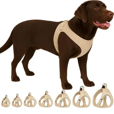 Imagen del producto de Solidchoice: Arnés ajustable para perros con tiras reflectantes y cierre de hebilla