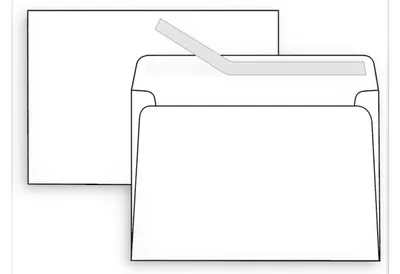 Immagine prodotto di Busta C6, 114x162 mm, autoadesiva con nastro adesivo, bianca, 1 000 pz