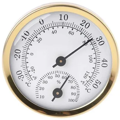 Image de Compteur d'humidité - Température - Diamètre de 58 mm - Haute précision