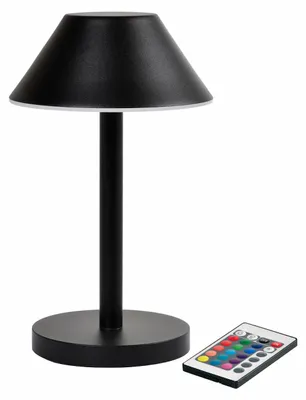 Produktbild von 1 Duni LED Lampen kabellos Zelda MIDI schwarz, 210395 inklusive Ladestation
