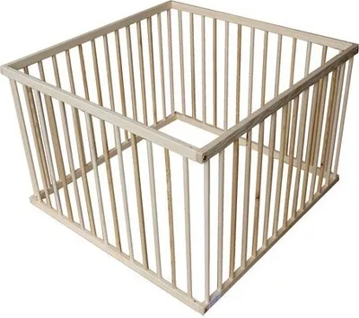 Image de Cosing parc en bois pour enfants hêtre - 100x100 cm