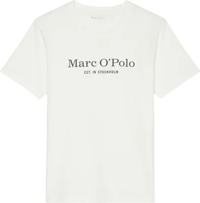 Produktbild von Marc O´Polo Herren T-Shirt Mix & Match Baumwolle - Weiss - Größe S