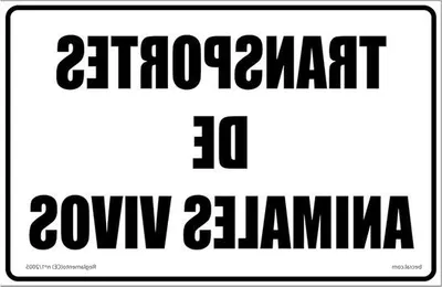 Image de Panneau de signalisation pour la protection des animaux - Autocollant - 150 x 200 mm - Transparent -  7010