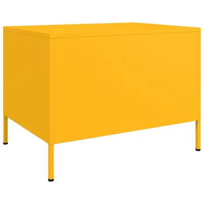 Produktbild von Couchtisch Senfgelb 68x50x50,5 cm Stahl