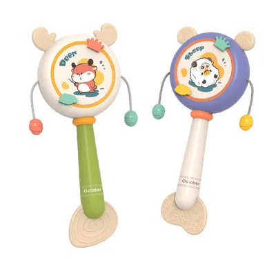 Produktbild von Pädagogisches Babyrassel-Musikspielzeug für Babys im Alter von 3-12 Monaten (2 Stück)