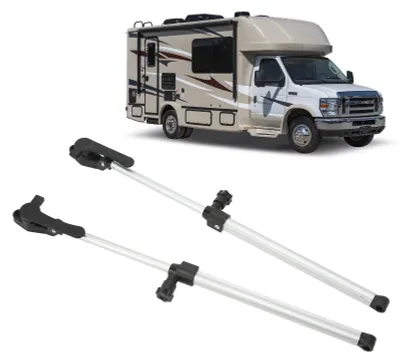 Imagen del producto de Solidchoice - 2 soportes telescópicos de aluminio para ventanas, ideales para autocaravanas
