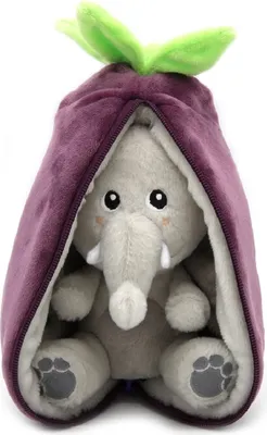 Image de FLIPETZ 2in1 Peluche Éléphant/Ours en velours