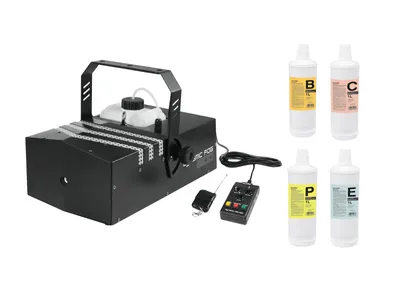 Zdjęcie produktu dla Zestaw EUROLITE Dynamic Fog 1200 + płyn