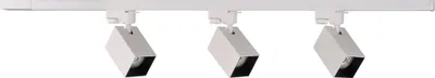 Obrázek produktu pro Bílá+černá sada lišt 3xGU10 lišta pro reflektory 1m SQUARE 321725 Polux