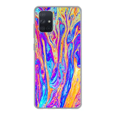 Produktbild von MuchoWow® Handyhülle Schutzhülle Hülle für Samsung Galaxy A51 5G Kunst - Farben - Psychedelisch Silikon Softcase Handy Hülle - Abbildung
