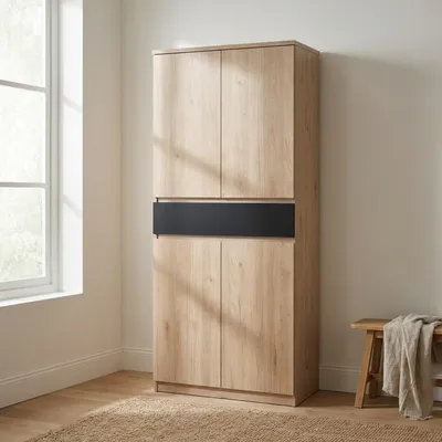 Obrázek produktu pro Botník Naia Jackson Hickory černý matný