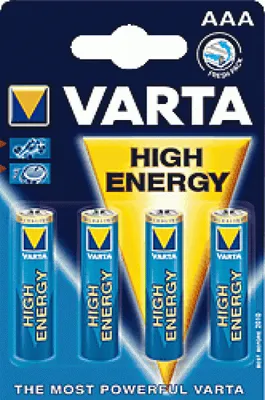 Produktbild von Varta 4903 LR03 AAA Micro High Energy Batterie 4er-Pack