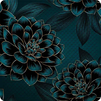 Obrázek produktu pro Koupelnová předložka Sanilo Dahlias 53 x 53 cm